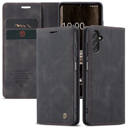 Book Classical Galaxy A13 Leather Case Retro Slim Wallet Stand