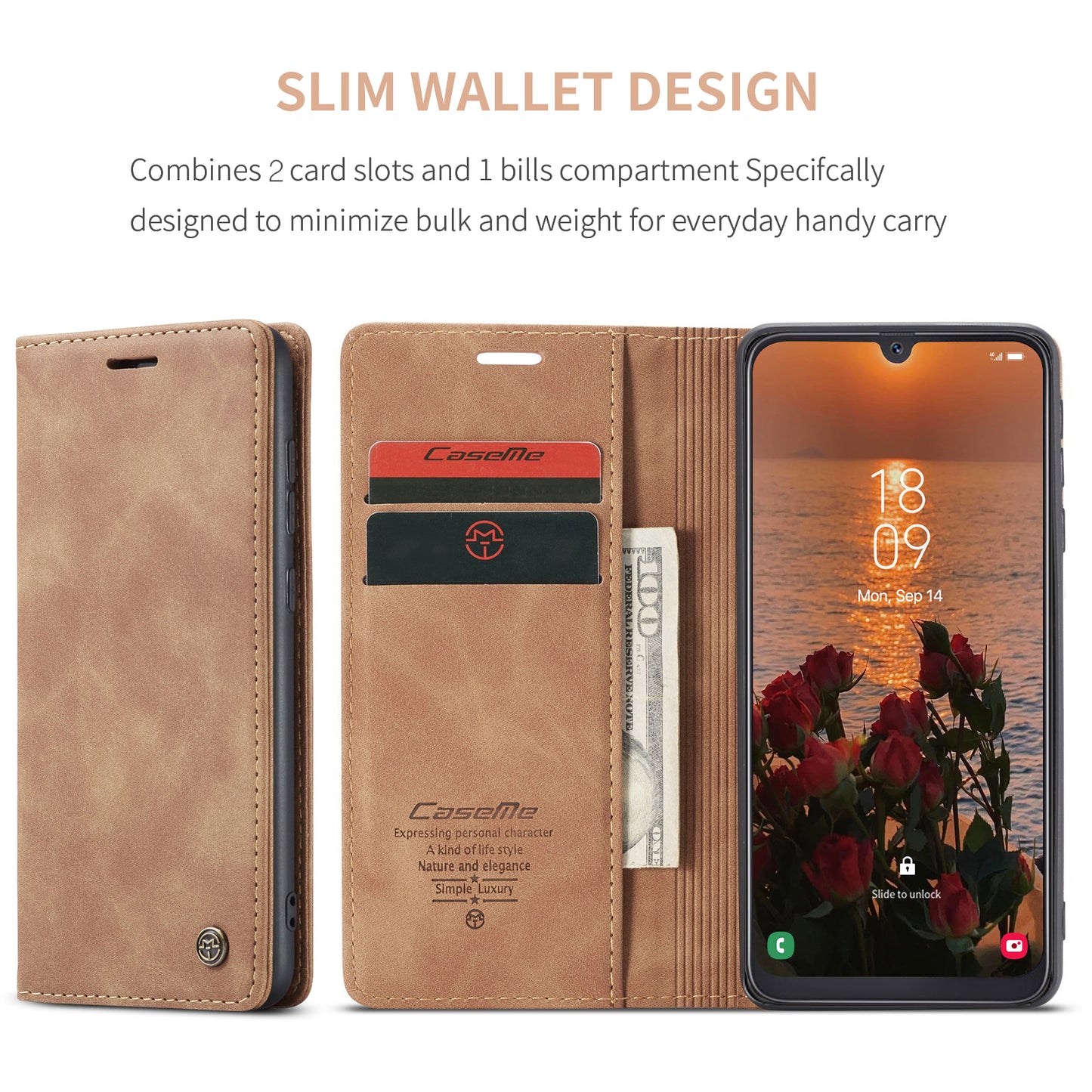 Book Classical Galaxy A40 Leather Case Retro Slim Wallet Stand
