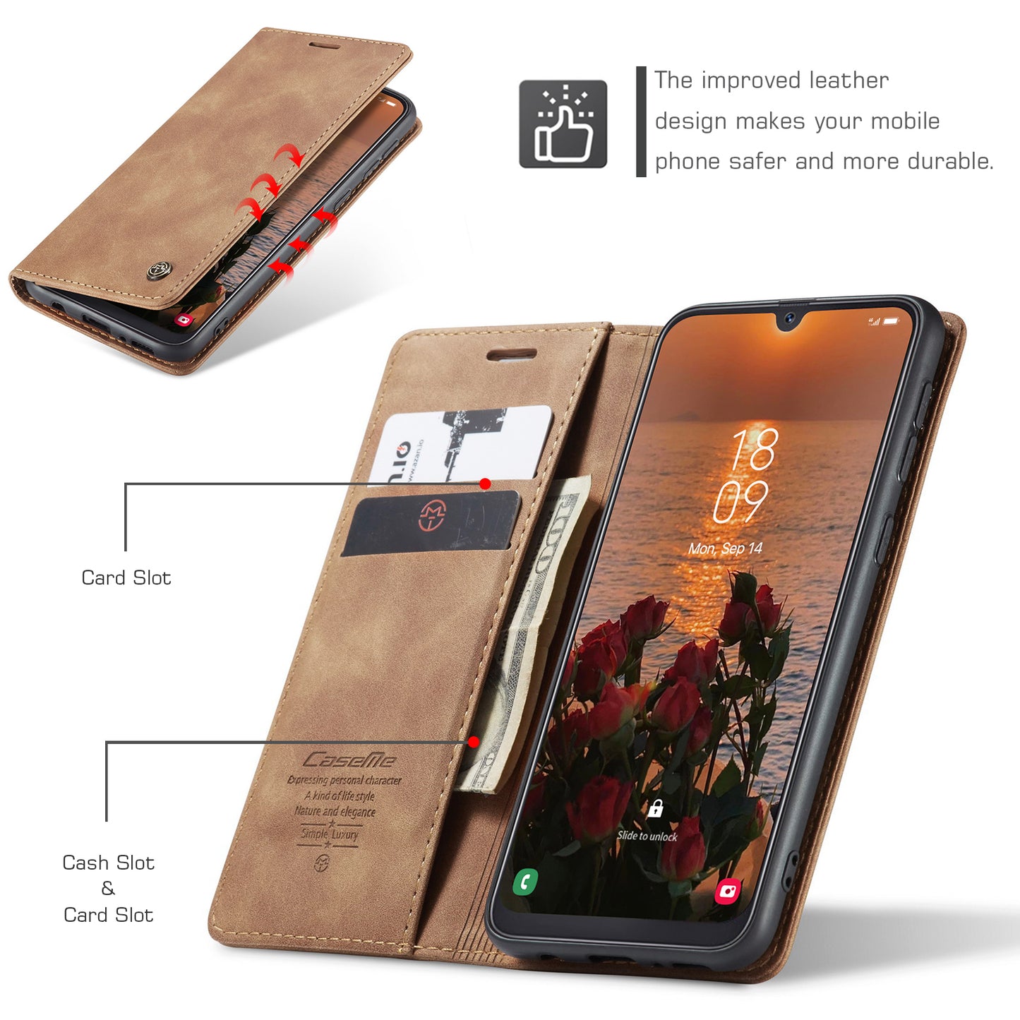 Book Classical Galaxy A40 Leather Case Retro Slim Wallet Stand