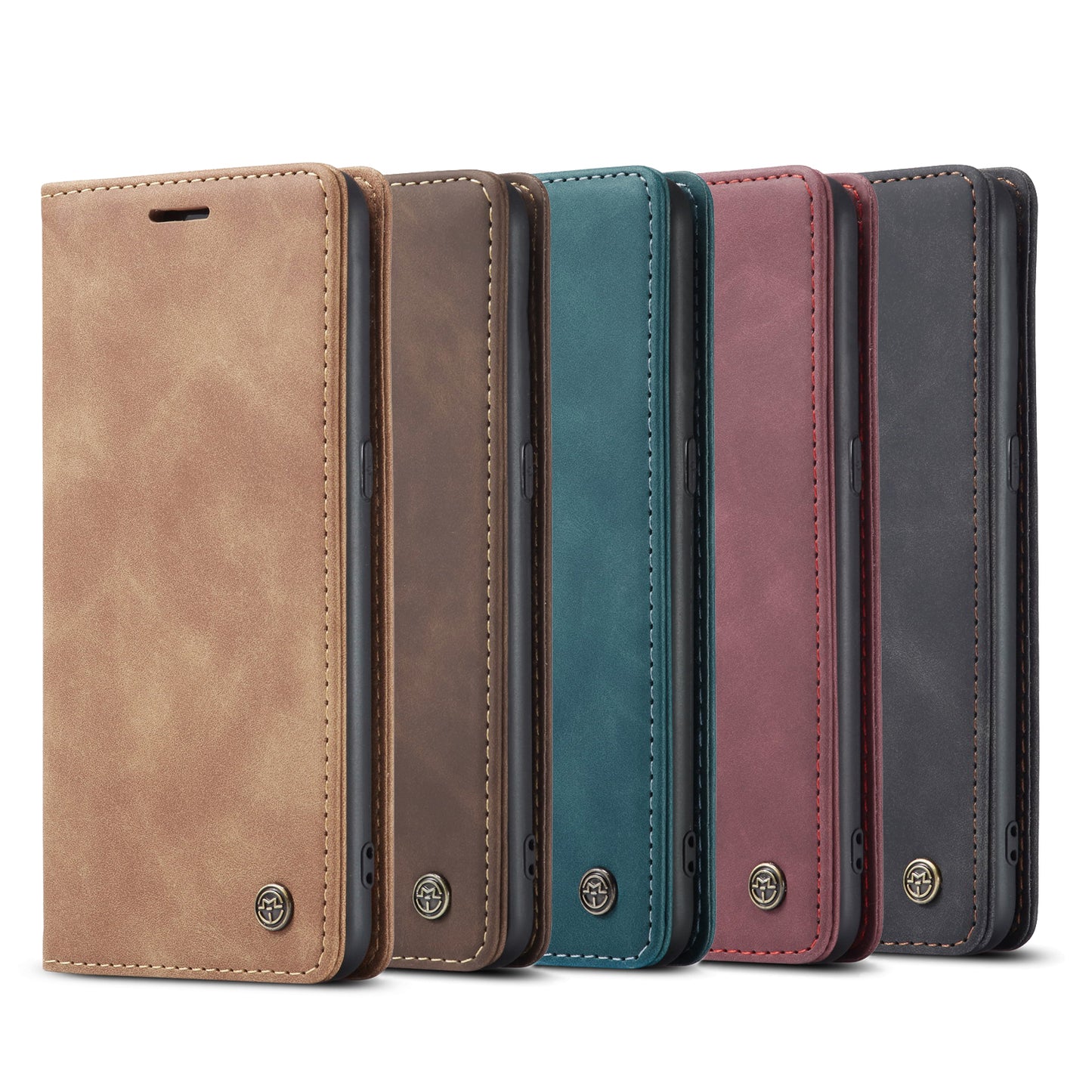 CASEME Luxury Antique Galaxy A10s Leather Case Wallet