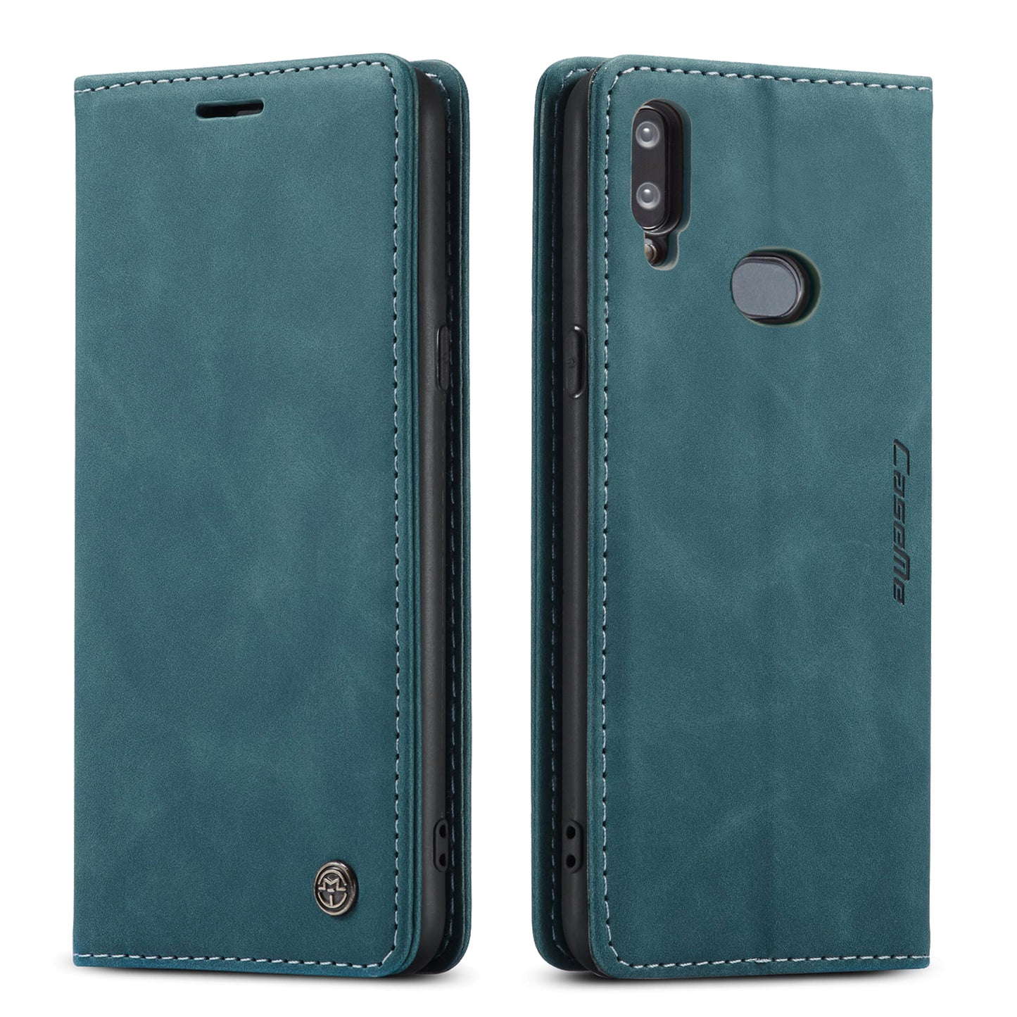 CASEME Luxury Antique Galaxy A10s Leather Case Wallet