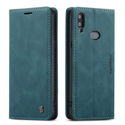 CASEME Luxury Antique Galaxy A10s Leather Case Wallet