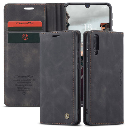 CASEME Luxury Antique Galaxy A30s Leather Case Wallet