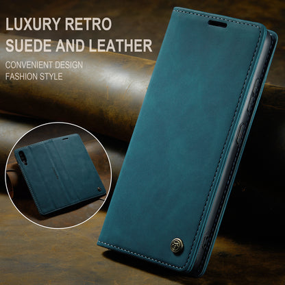 CASEME Luxury Antique Galaxy A30s Leather Case Wallet