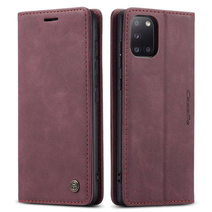 CASEME Luxury Antique Galaxy A31 Leather Case Wallet