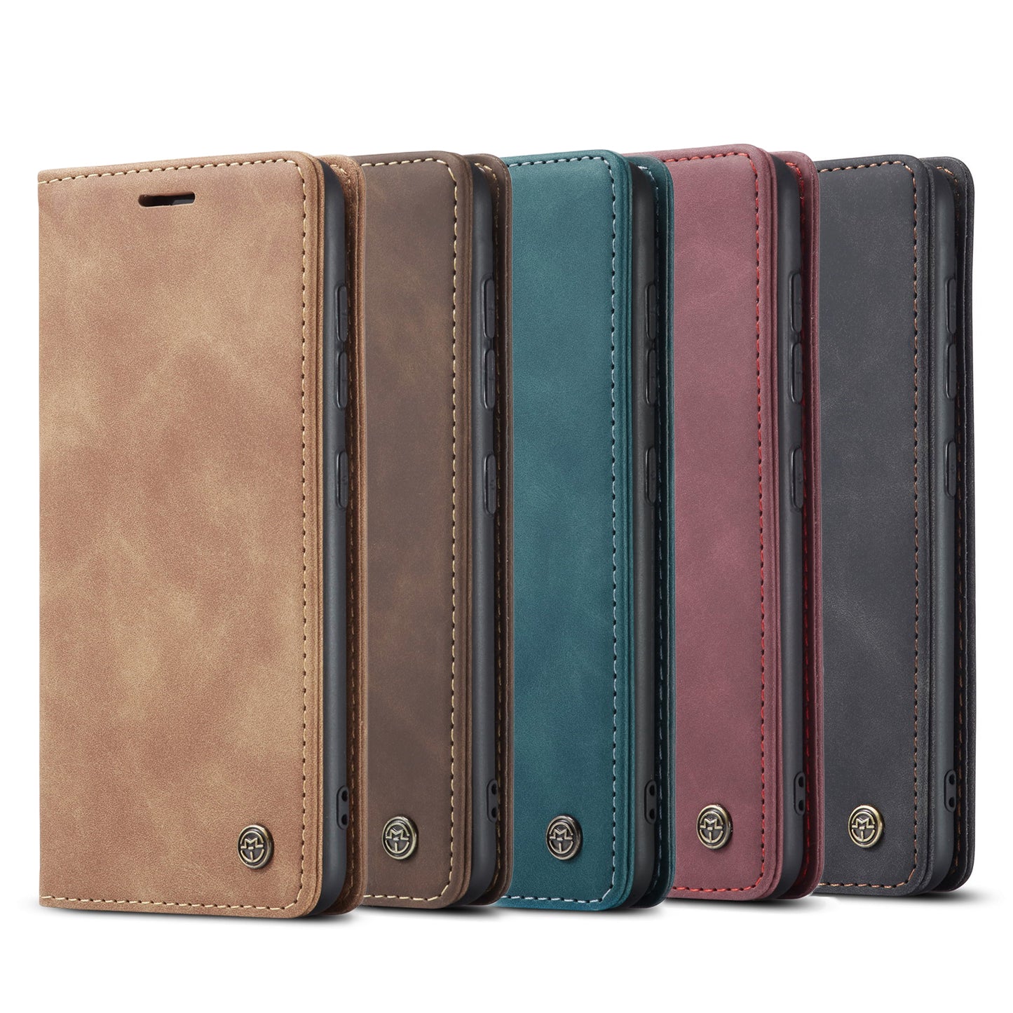 CASEME Luxury Antique Galaxy A31 Leather Case Wallet