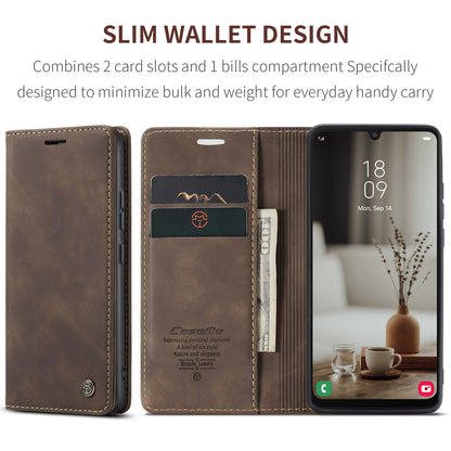 CASEME Luxury Antique Galaxy A34 Leather Case Wallet