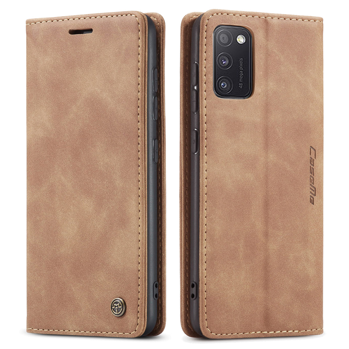 CASEME Luxury Antique Galaxy A41 Leather Case Wallet