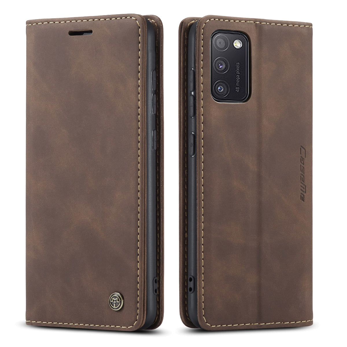 CASEME Luxury Antique Galaxy A41 Leather Case Wallet