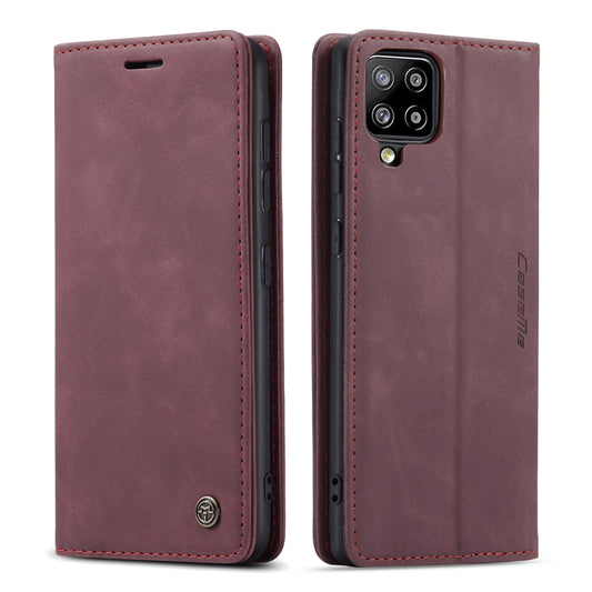 CASEME Luxury Antique Galaxy A42 Leather Case Wallet