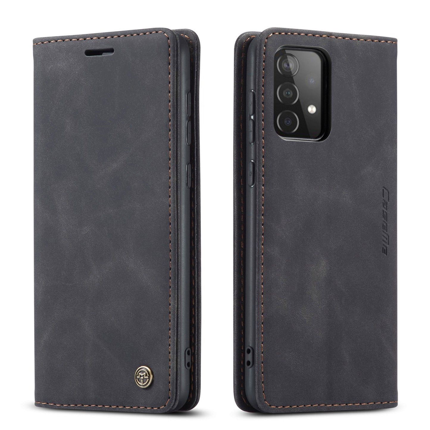 CASEME Luxury Antique Galaxy A52s Leather Case Wallet