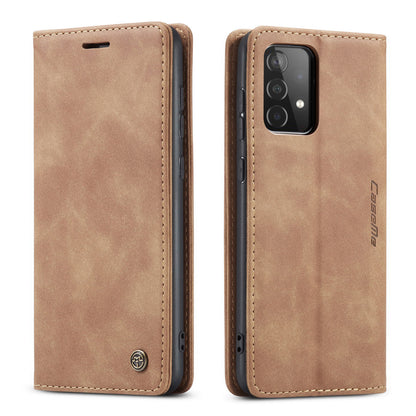 CASEME Luxury Antique Galaxy A52s Leather Case Wallet