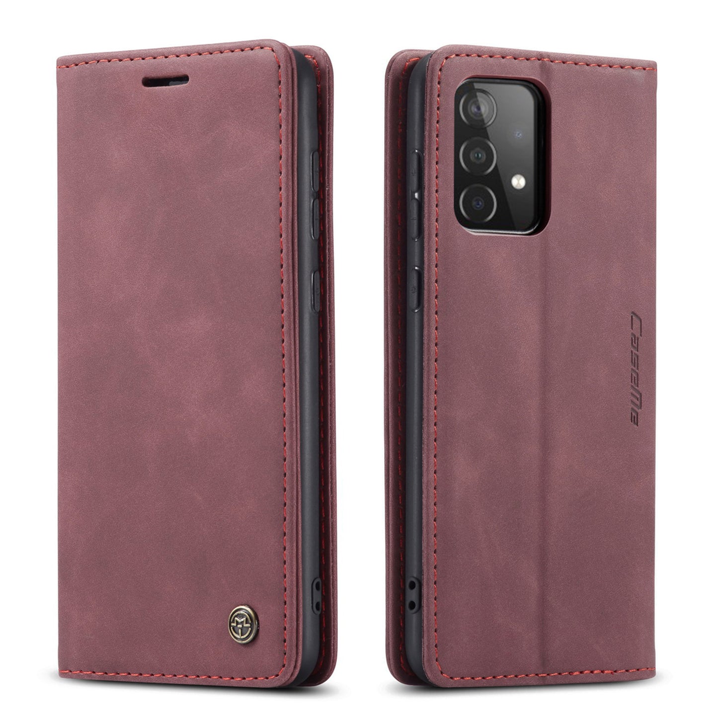 CASEME Luxury Antique Galaxy A52s Leather Case Wallet