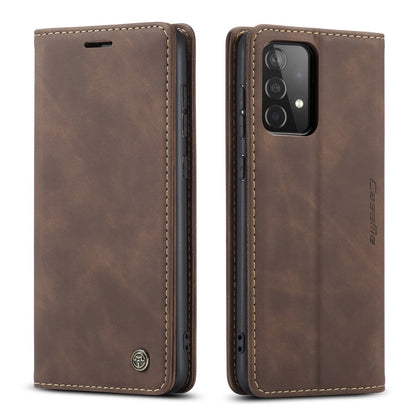 CASEME Luxury Antique Galaxy A52s Leather Case Wallet