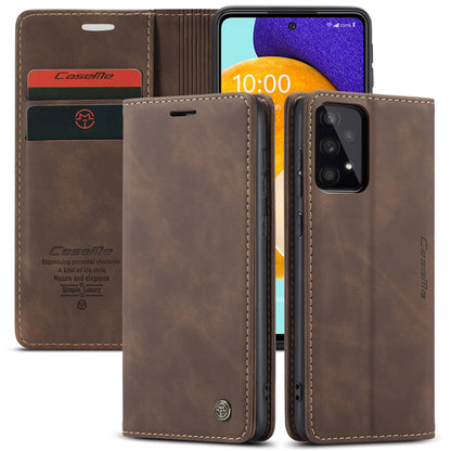 CASEME Luxury Antique Galaxy A53 Leather Case Wallet