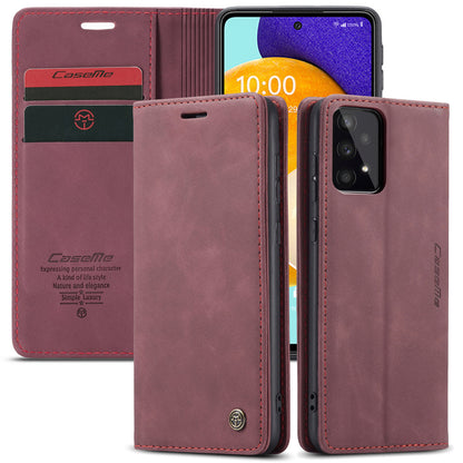 CASEME Luxury Antique Galaxy A53 Leather Case Wallet