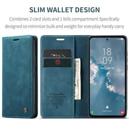 CASEME Luxury Antique Galaxy A54 Leather Case Wallet