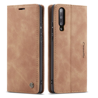 CASEME Luxury Antique Galaxy A70 Leather Case Wallet