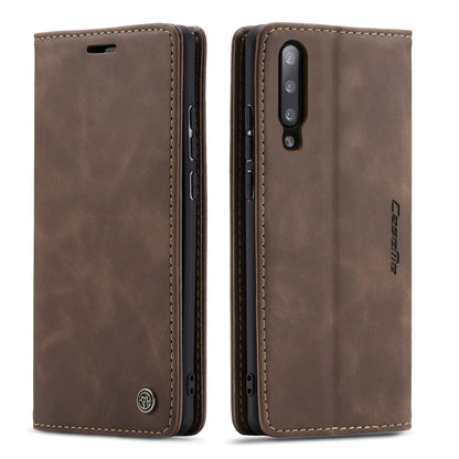 CASEME Luxury Antique Galaxy A70 Leather Case Wallet