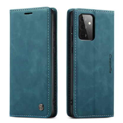 CASEME Luxury Antique Galaxy A72 Leather Case Wallet