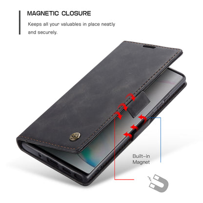 CASEME Luxury Antique Galaxy A81 Leather Case Wallet