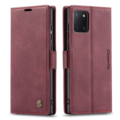 CASEME Luxury Antique Galaxy A81 Leather Case Wallet