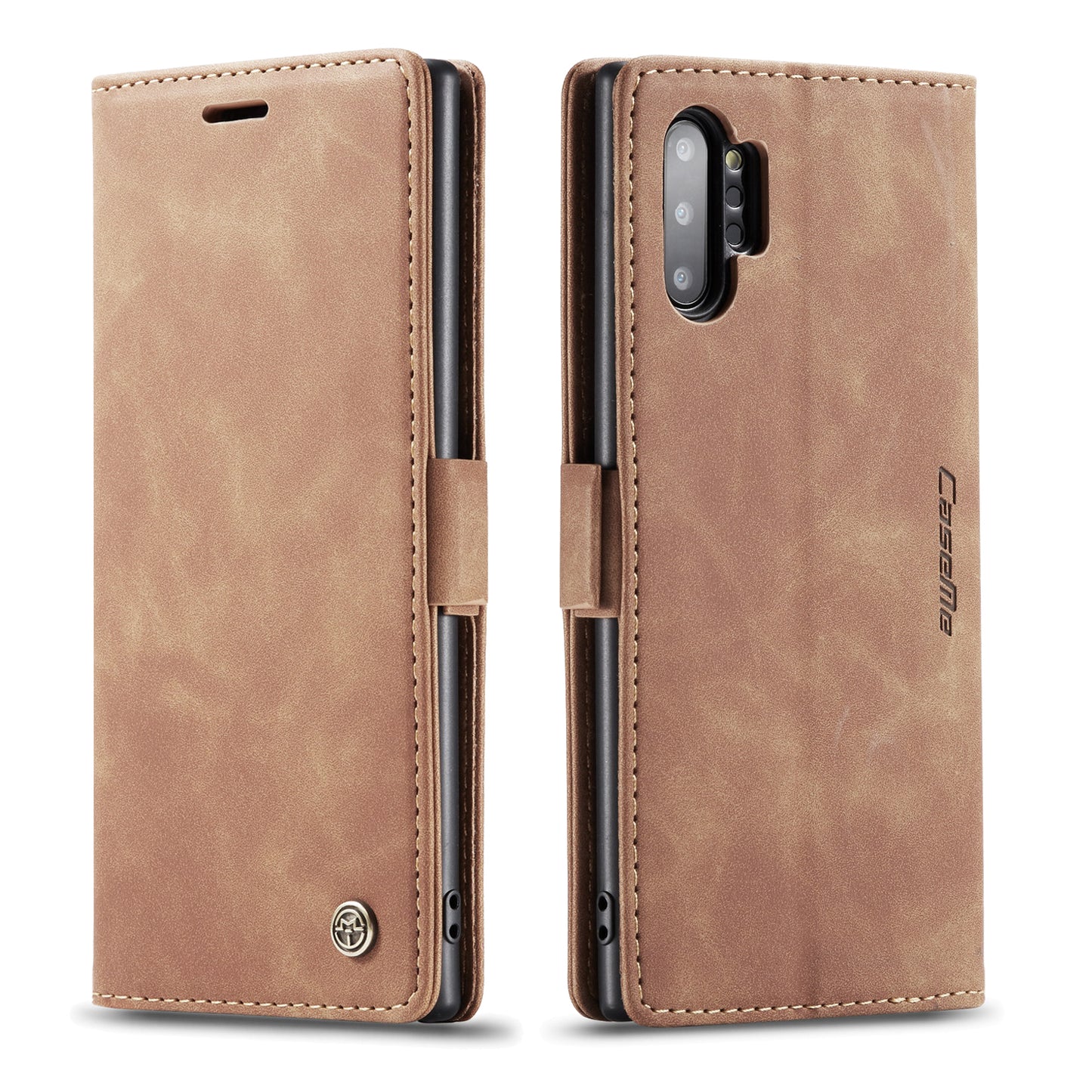 CASEME Luxury Antique Galaxy Note10+ Leather Case Wallet