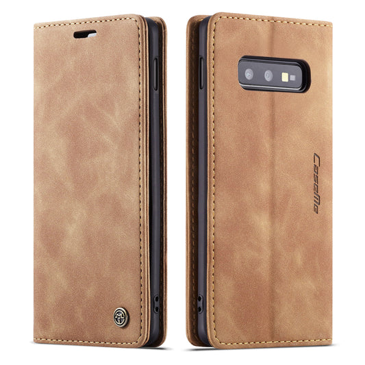 CASEME Luxury Antique Galaxy S10e Leather Case Wallet