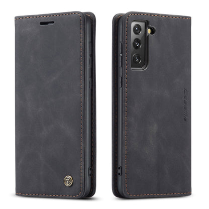 CASEME Luxury Antique Galaxy S21+ Leather Case Wallet