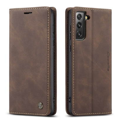 CASEME Luxury Antique Galaxy S21+ Leather Case Wallet