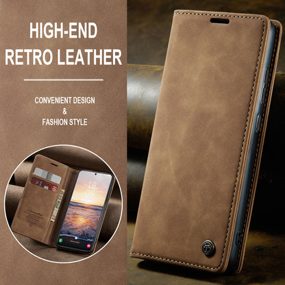 CASEME Luxury Antique Galaxy S23+ Leather Case Wallet