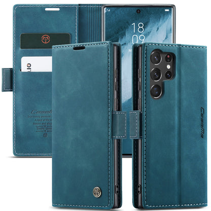 CASEME Luxury Antique Galaxy S23 Ultra Leather Case Wallet