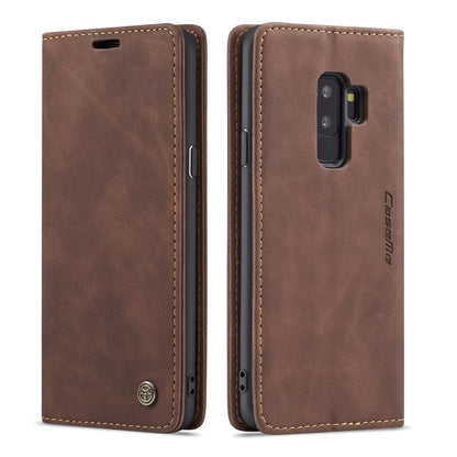 CASEME Luxury Antique Galaxy S9+ Leather Case Wallet