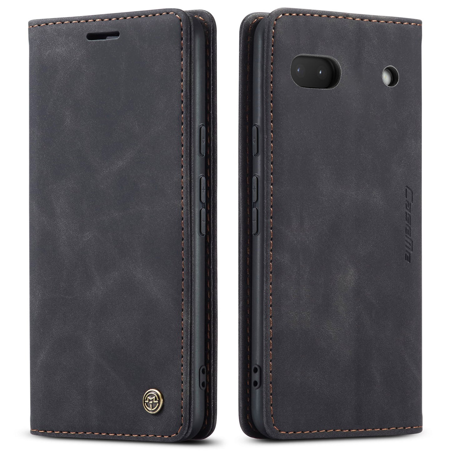 CASEME Luxury Antique Google Pixel 6A Leather Case Wallet