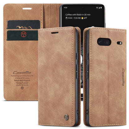 CASEME Luxury Antique Google Pixel 7 Leather Case Wallet