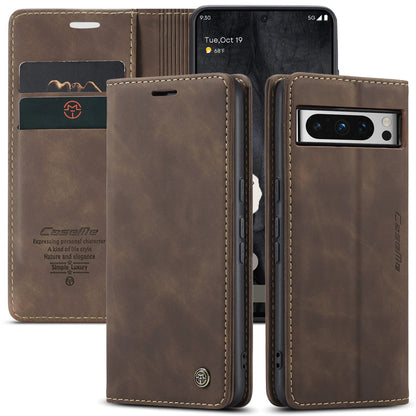 CASEME Luxury Antique Google Pixel 8 Pro Leather Case Wallet