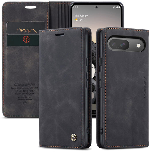 CASEME Luxury Antique Google Pixel 9 Pro Leather Case Wallet