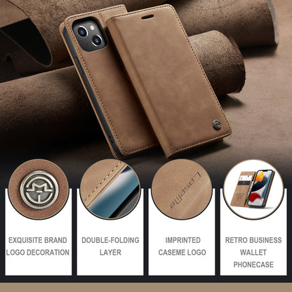 CASEME Luxury Antique iPhone 13 Mini Leather Case Wallet