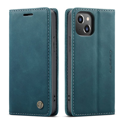 CASEME Luxury Antique iPhone 13 Mini Leather Case Wallet