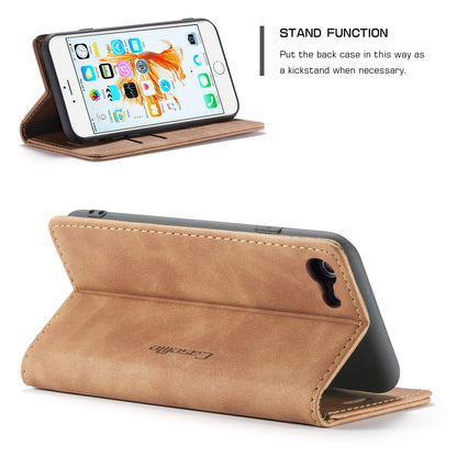 CASEME Luxury Antique iPhone 6 6s Leather Case Wallet