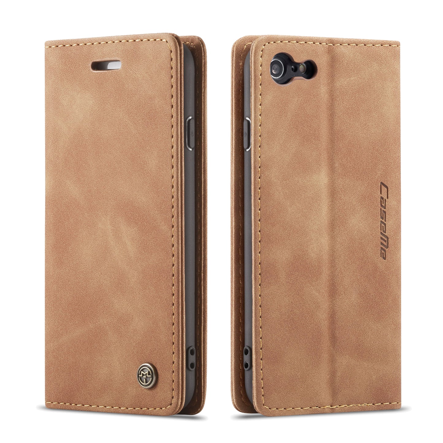 CASEME Luxury Antique iPhone 6 6s Leather Case Wallet