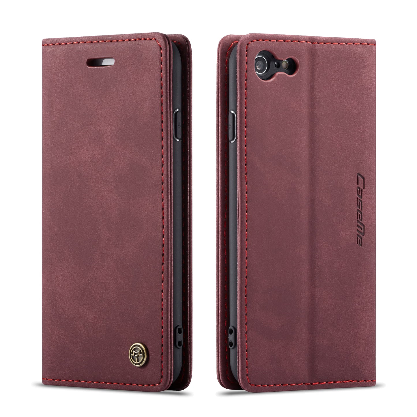 CASEME Luxury Antique iPhone 6 6s Leather Case Wallet