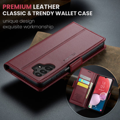 CASEME Butterfly Clasp Wallet Galaxy A04s Leather Case