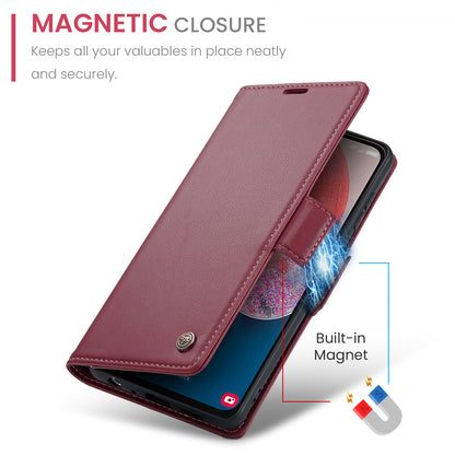 CASEME Butterfly Clasp Wallet Galaxy A04s Leather Case