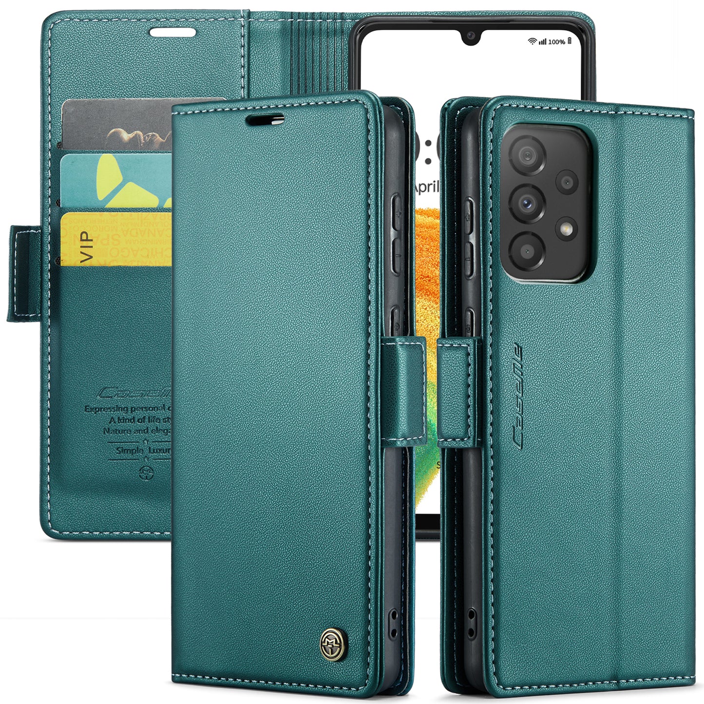 CASEME Butterfly Clasp Wallet Galaxy A33 Leather Case