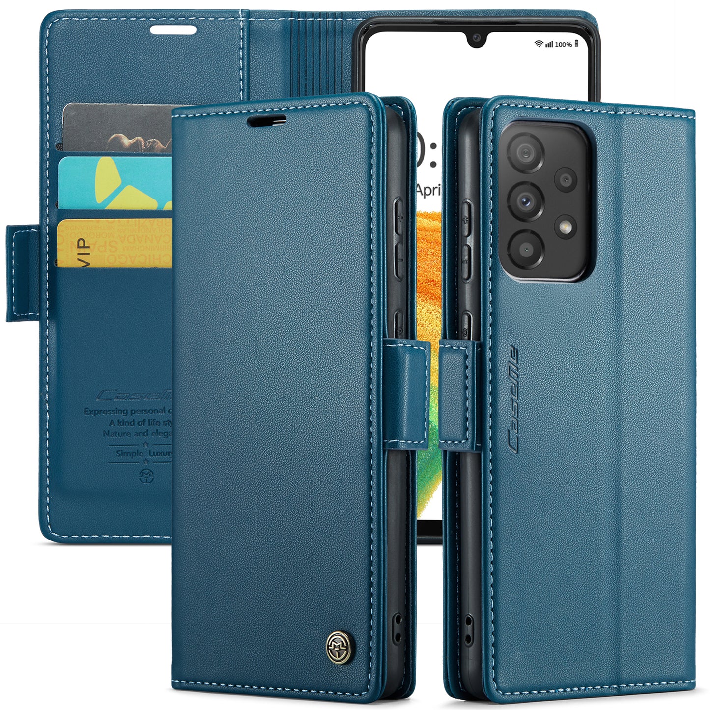 CASEME Butterfly Clasp Wallet Galaxy A33 Leather Case