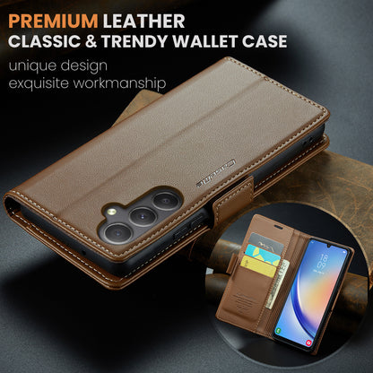 CASEME Butterfly Clasp Wallet Galaxy A34 Leather Case