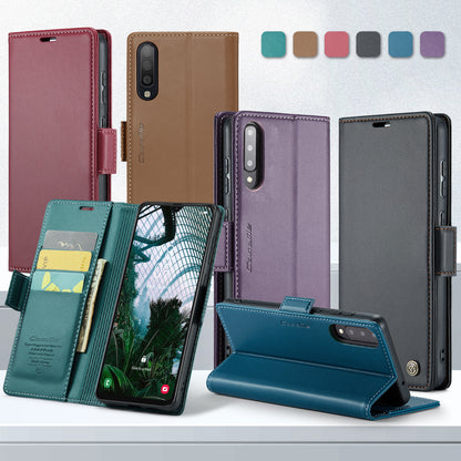 CASEME Butterfly Clasp Wallet Galaxy A30s Leather Case