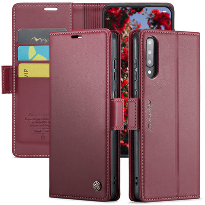 CASEME Butterfly Clasp Wallet Galaxy A30s Leather Case