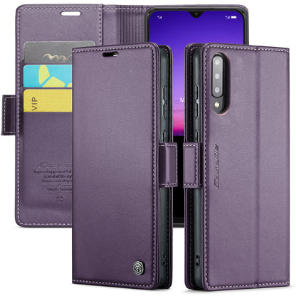 CASEME Butterfly Clasp Wallet Galaxy A30s Leather Case